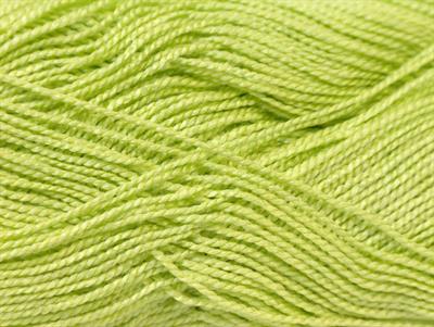 Lot of 10 Skeins Ice Yarns ETAMIN Hand Knitting Yarn Light Green