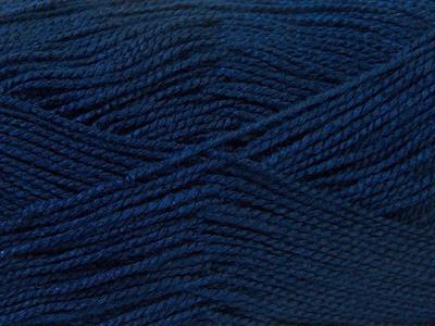 Lot of 10 Skeins Ice Yarns ETAMIN Hand Knitting Yarn Navy