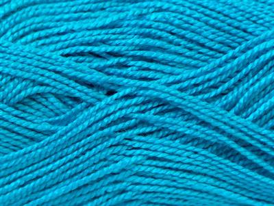 Lot of 10 Skeins Ice Yarns ETAMIN Hand Knitting Yarn Turquoise