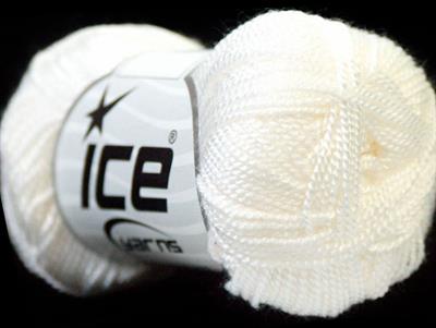 10x30gr. ETAMIN Akrilik Beyaz Kışlık, Çok İnce, Düz iplikler, 100% Akrilik