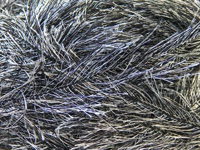 Lot of 4 x 100gr Skeins Ice Yarns EYELASH 100GR Hand Knitting Yarn Black White