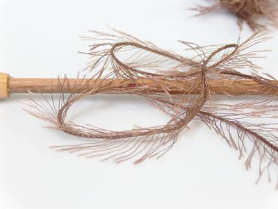 Lot of 4 x 100gr Skeins Ice Yarns EYELASH 100GR Hand Knitting Yarn Brown