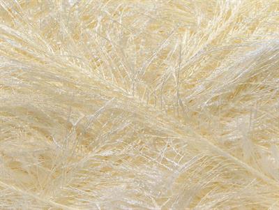 Lot of 4 x 100gr Skeins Ice Yarns EYELASH 100GR Hand Knitting Yarn Cream