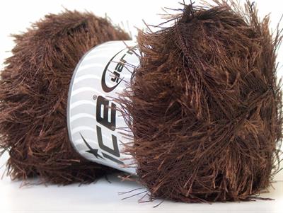 4x100gr. EYELASH 100GR Koyu Kahverengi  Yumoş, Sakallı, Kışlık, Kalın