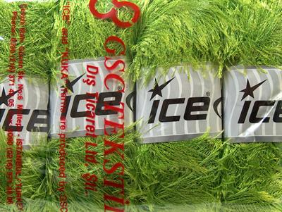 4x100gr. EYELASH 100GR  Yeşil Yumoş, Sakallı, Kışlık, Kalın