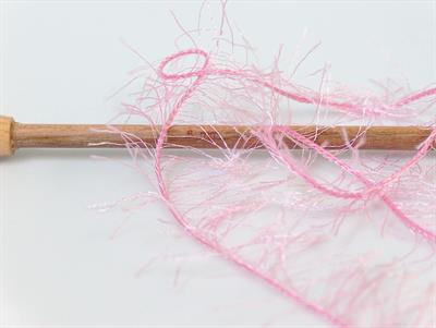 Lot of 4 x 100gr Skeins Ice Yarns EYELASH 100GR Hand Knitting Yarn Light Pink
