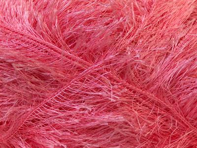 Lot of 4 x 100gr Skeins Ice Yarns EYELASH 100GR Hand Knitting Yarn Pink