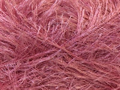 Lot of 4 x 100gr Skeins Ice Yarns EYELASH 100GR Hand Knitting Yarn Rose Pink