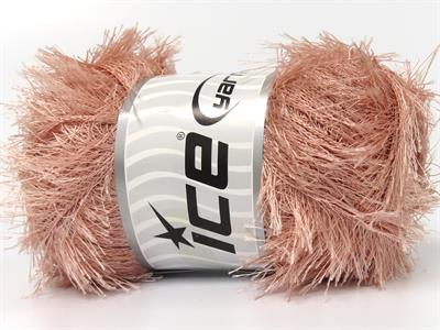 Lot of 4 x 100gr Skeins Ice Yarns EYELASH 100GR Yarn Antique Pink