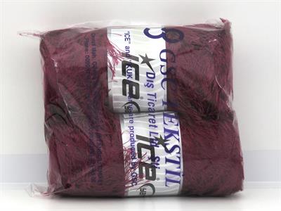 2x200gr. EYELASH BULKY  Bordo Yumoş, Sakallı, Kışlık, Kalın