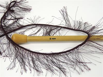 2x200gr. EYELASH BULKY  Koyu Bordo Yumoş, Sakallı, Kışlık, Kalın