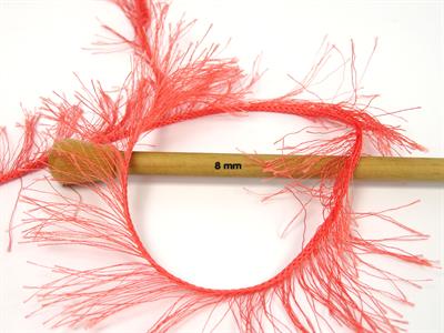 2x200gr. EYELASH BULKY  Koyu Somon Yumoş, Sakallı, Kışlık, Kalın