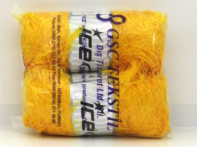 2x200gr. EYELASH BULKY  Sarı Yumoş, Sakallı, Kışlık, Kalın