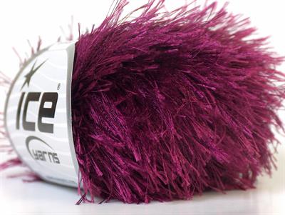 8x50gr. EYELASH  Bordo Yumoş, Sakallı, Kışlık, Kalın