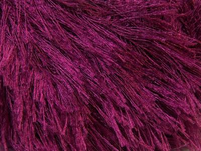 8x50gr. EYELASH  Bordo Yumoş, Sakallı, Kışlık, Kalın