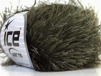 8x50gr. EYELASH  Koyu Haki Yumoş, Sakallı, Kışlık, Kalın