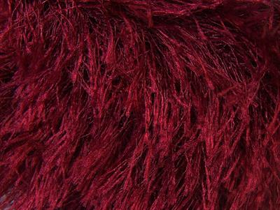 8x50gr. EYELASH  Koyu kırmızı Yumoş, Sakallı, Kışlık, Kalın