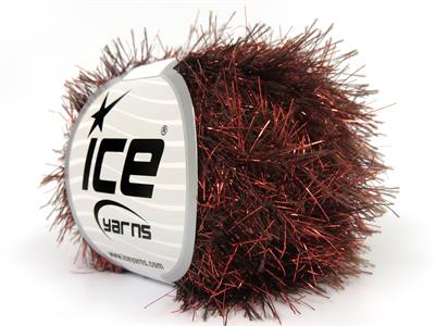 8x50gr. EYELASH DAZZLE 50GR Metalik Simli Kahverengi, Bakır Metalik Simli, Yumoş, Sakallı, Kışlık, Kalın