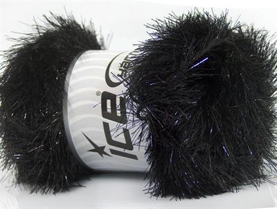 4x100gr. EYELASH DAZZLE Metalik Simli Siyah Metalik Simli, Yumoş, Sakallı, Kışlık, Kalın