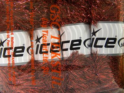 4x100gr. EYELASH DAZZLE Metalik Simli Kahverengi, Bakır Metalik Simli, Yumoş, Sakallı, Kışlık, Kalın