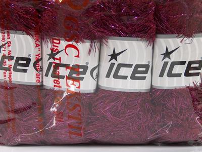 4x100gr. EYELASH DAZZLE Metalik Simli Pembe, Bordo Metalik Simli, Yumoş, Sakallı, Kışlık, Kalın