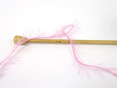 Lot of 8 Skeins Ice Yarns EYELASH GLITZ 50GR Hand Knitting Yarn Light Pink