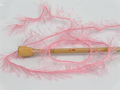 4x100gr. EYELASH GLITZ Simli Şeker pembe Metalik Simli, Yumoş, Sakallı, Kışlık, Kalın