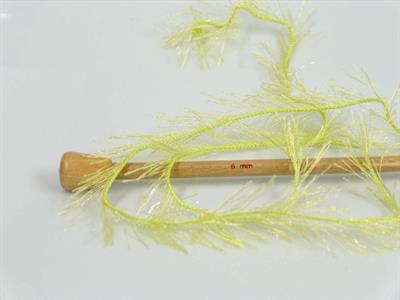 4x100gr. EYELASH GLITZ Simli Açık Yeşil Metalik Simli, Yumoş, Sakallı, Kışlık, Kalın