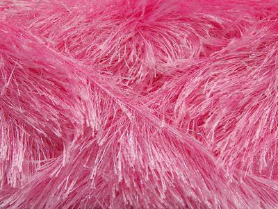 4x100gr. EYELASH GLITZ Simli Açık Pembe Metalik Simli, Yumoş, Sakallı, Kışlık, Kalın