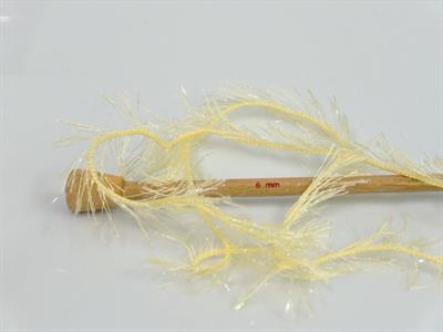 4x100gr. EYELASH GLITZ Simli Açık Sarı Metalik Simli, Yumoş, Sakallı, Kışlık, Kalın