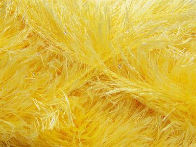 4x100gr. EYELASH GLITZ Simli Açık Sarı Metalik Simli, Yumoş, Sakallı, Kışlık, Kalın