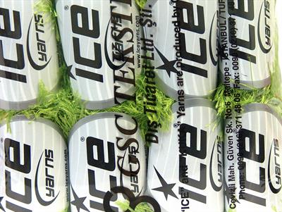 8x50gr. EYELASH  Yeşil Yumoş, Sakallı, Kışlık, Kalın