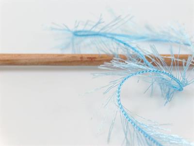 8x50gr. EYELASH  Açık Mavi Yumoş, Sakallı, Kışlık, Kalın