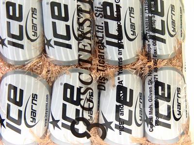 8x50gr. EYELASH  Açık Kahve Yumoş, Sakallı, Kışlık, Kalın