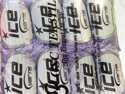 8x50gr. EYELASH  Açık Lila Yumoş, Sakallı, Kışlık, Kalın