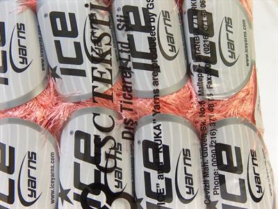 8x50gr. EYELASH  Açık Somon Yumoş, Sakallı, Kışlık, Kalın