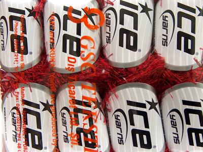 8x50gr. EYELASH  Kırmızı Yumoş, Sakallı, Kışlık, Kalın