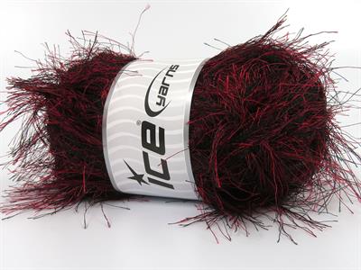 2x200gr. EYELASH SUPERBULKY  Siyah, Kırmızı Yumoş, Sakallı, Kışlık, Çok Kalın