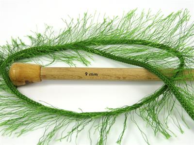 2x200gr. EYELASH SUPERBULKY  Orman Yeşili Yumoş, Sakallı, Kışlık, Çok Kalın