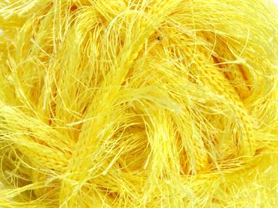 2x200gr. EYELASH SUPERBULKY  Açık Sarı Yumoş, Sakallı, Kışlık, Çok Kalın