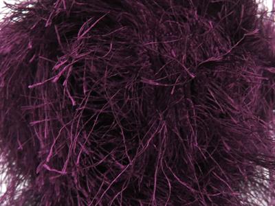 2x200gr. EYELASH SUPERBULKY  Mor Yumoş, Sakallı, Kışlık, Çok Kalın