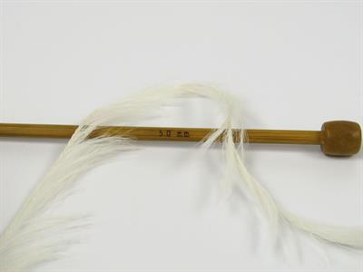 8x50gr. FAUX FEATHER  Açık Bej Yumoş, Sakallı, Kışlık, Kalın