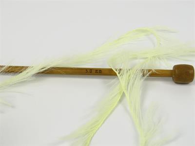 8x50gr. FAUX FEATHER  Açık Sarı Yumoş, Sakallı, Kışlık, Kalın