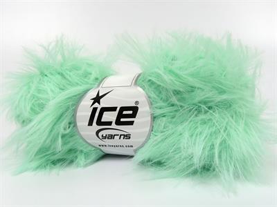 8x50gr. FAUX FEATHER  Nane Yeşil Yumoş, Sakallı, Kışlık, Kalın