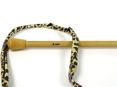 1x170gr. FAUX LEATHER  Altın, Kahverengi Tonları Şerit, Yazlık İplikler, Çok Kalın, Batik Desenli