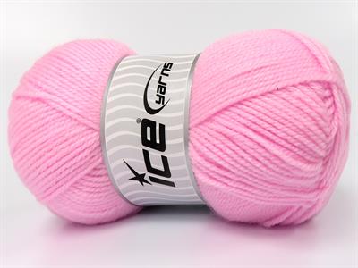 4x100gr. FAVORITE Akrilik Bebe Pembesi Kışlık, Düz iplikler, Worsted, 100% Akrilik