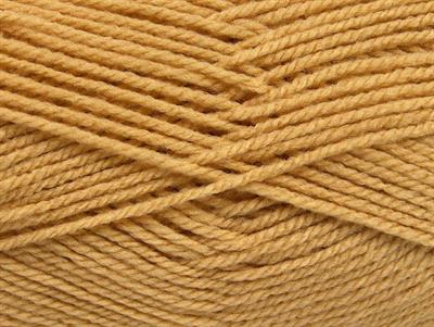 4x100gr. FAVORITE Akrilik Cafe Latte  Kışlık, Düz iplikler, Worsted, 100% Akrilik