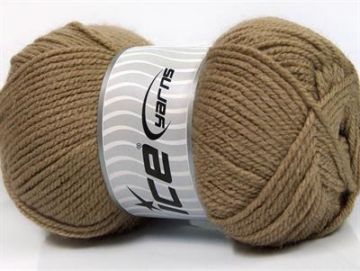 4x100gr. FAVORITE Akrilik Deve Tüyü Kışlık, Düz iplikler, Worsted, 100% Akrilik