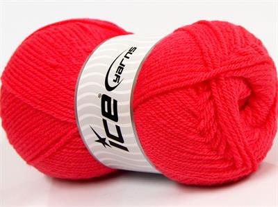 4x100gr. FAVORITE Akrilik Şeker pembe Kışlık, Düz iplikler, Worsted, 100% Akrilik