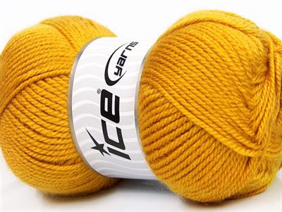 4x100gr. FAVORITE Akrilik Altın Kışlık, Düz iplikler, Worsted, 100% Akrilik